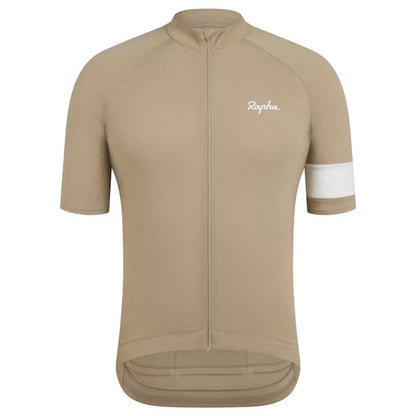 Small - Rapha Men's Core Lightweight Jersey - THW Tan / White - In Stock Paldo Bikes Shop Bacoor