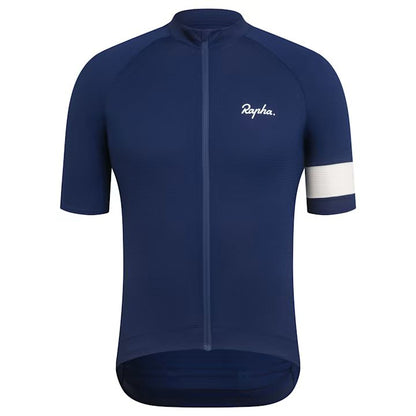 Small - Rapha Men's Core Lightweight Jersey - Navy - Authentic Road Cycling Gear Paldo Bikes Cavite