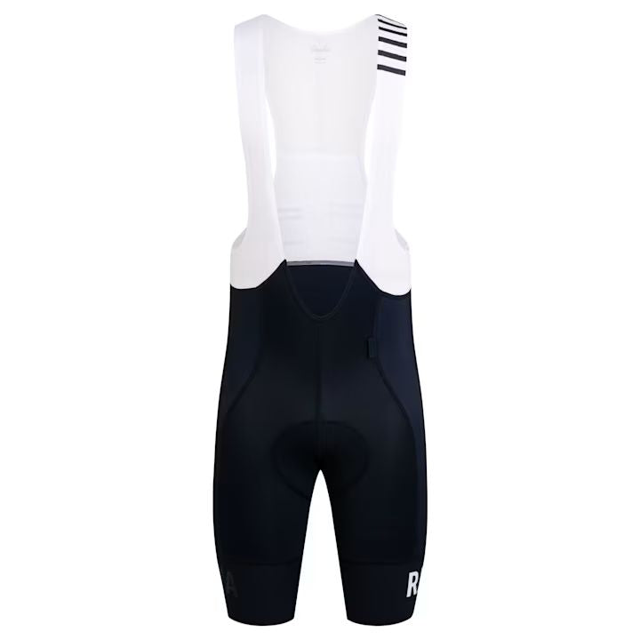 Small - Rapha Men's Pro Team Bib Shorts Regular - Dark Navy / White - Paldo Bikes Cavite