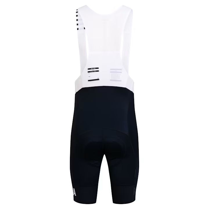 Medium - Rapha Men's Pro Team Bib Shorts Regular - Dark Navy / White - In Stock Paldo Bikes Shop Bacoor