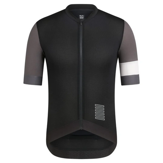 Small - Rapha Men's Pro Team Training Jersey - BCB Black / Carbon Grey - Premium Cycling Gear Paldo Bikes