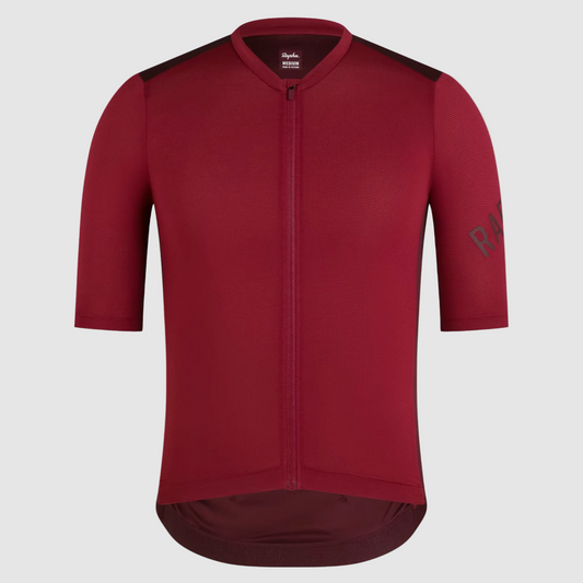 Small - Rapha Men's Pro Team Training Jersey - COP Burgundy / Port - Authentic Road Cycling Gear Paldo Bikes Cavite