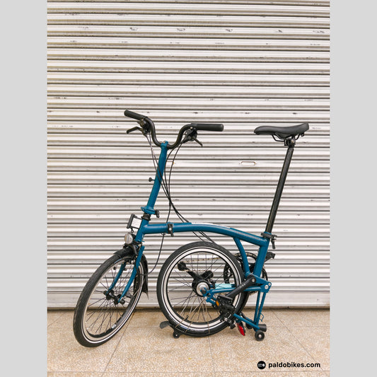 Mid - Brompton C Line Explore - Ocean Blue - Paldo Bikes Shop Bacoor Cavite