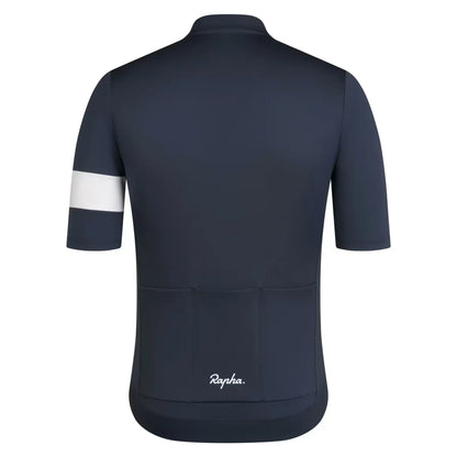 Medium - Rapha Men's Core Jersey - INW Dark Grey / White - Paldo Bikes Cavite