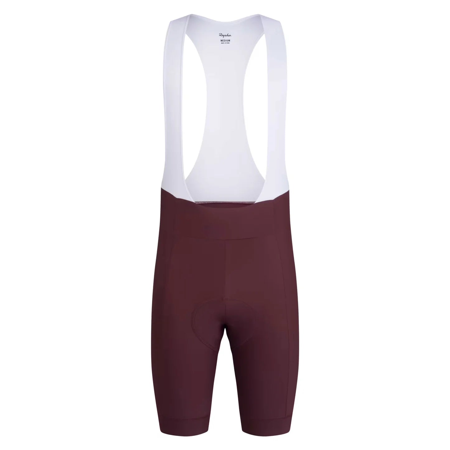 Small - Rapha Men's Core Bib Shorts - Fudge / White Alyssum - Authentic Road Cycling Gear Paldo Bikes Cavite