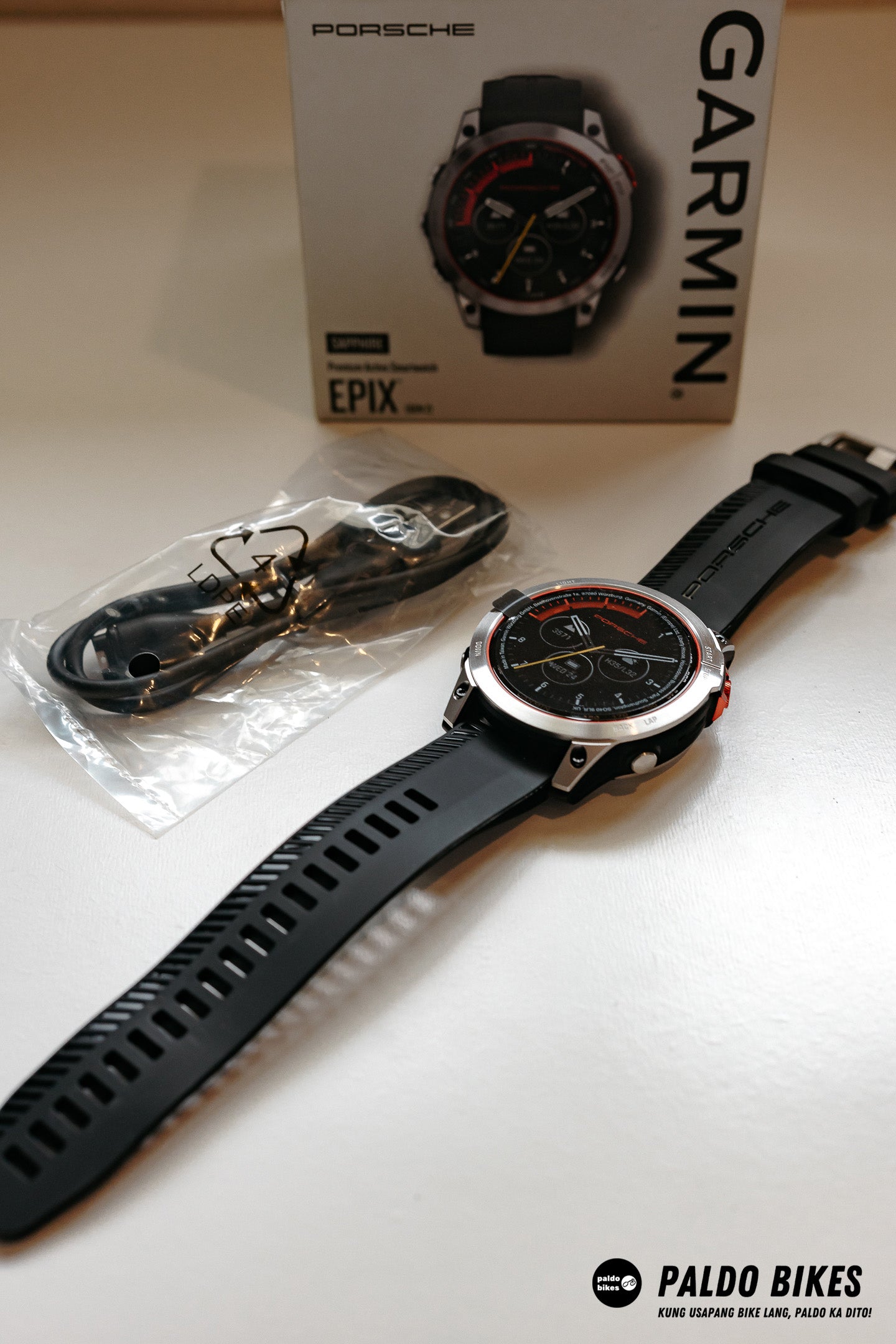 Garmin x Porsche Epix Gen 2 - 47mm - Premium Cycling Gear Paldo Bikes
