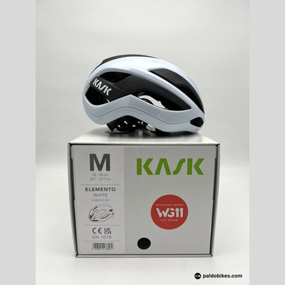 m - Kask Elemento - White - Authentic Road Cycling Gear Paldo Bikes Cavite