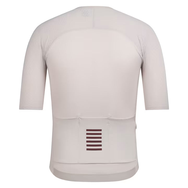 Medium - Rapha Men's Pro Team Aero Jersey - SPK Silver Gray / Rum Raisin - Premium Cycling Gear Paldo Bikes