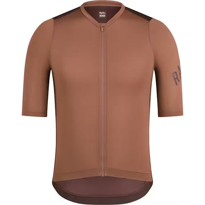 Small - Rapha Men's Pro Team Training Jersey - AFR Chestnut / Walnut Brown - In Stock Paldo Bikes Shop Bacoor