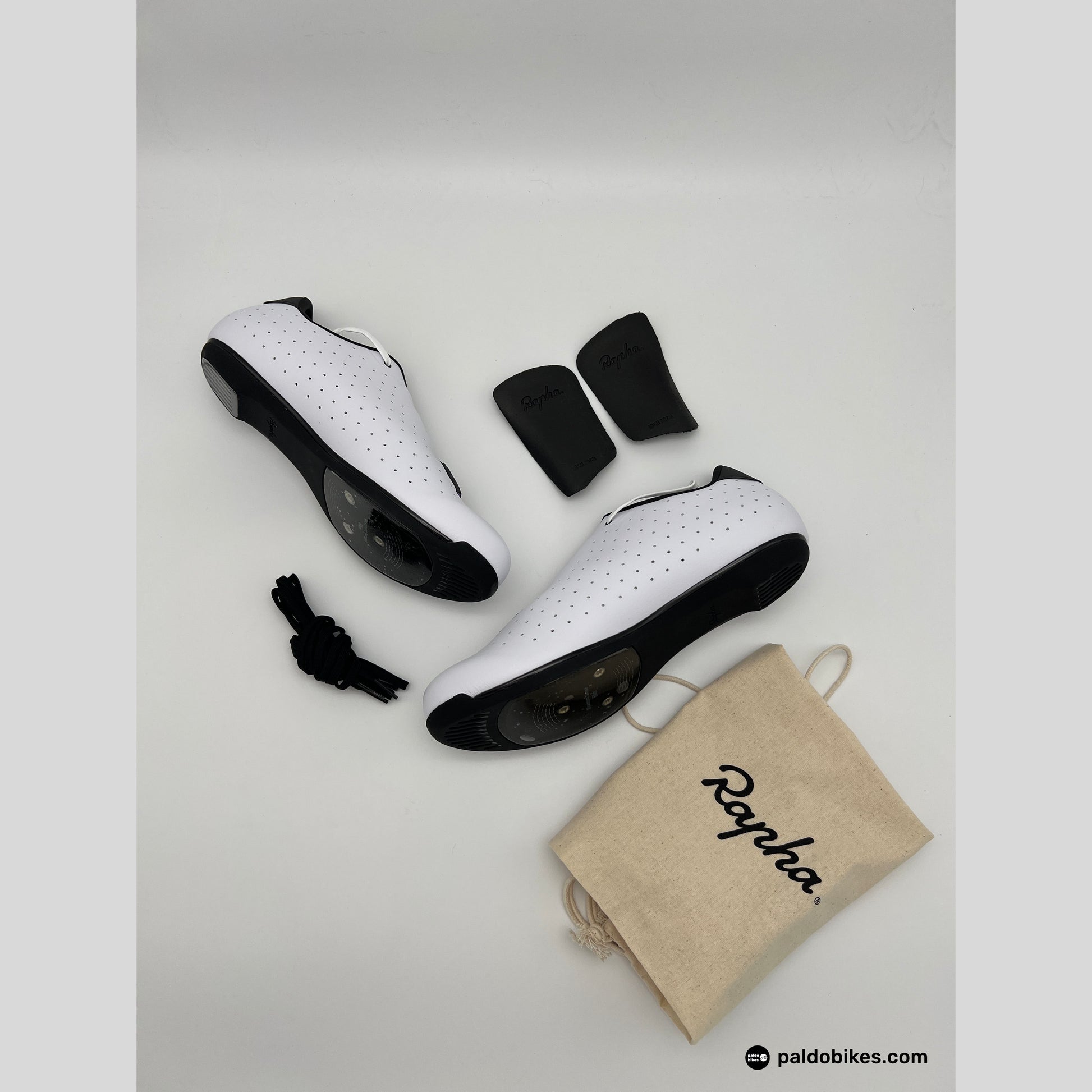 44 - Rapha Classic Shoes - White   - Paldo Bikes Cavite