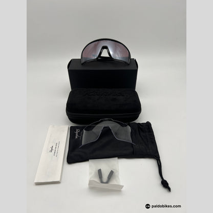 Rapha Pro Team Full Frame Glasses - Black / Black Mirror Lens