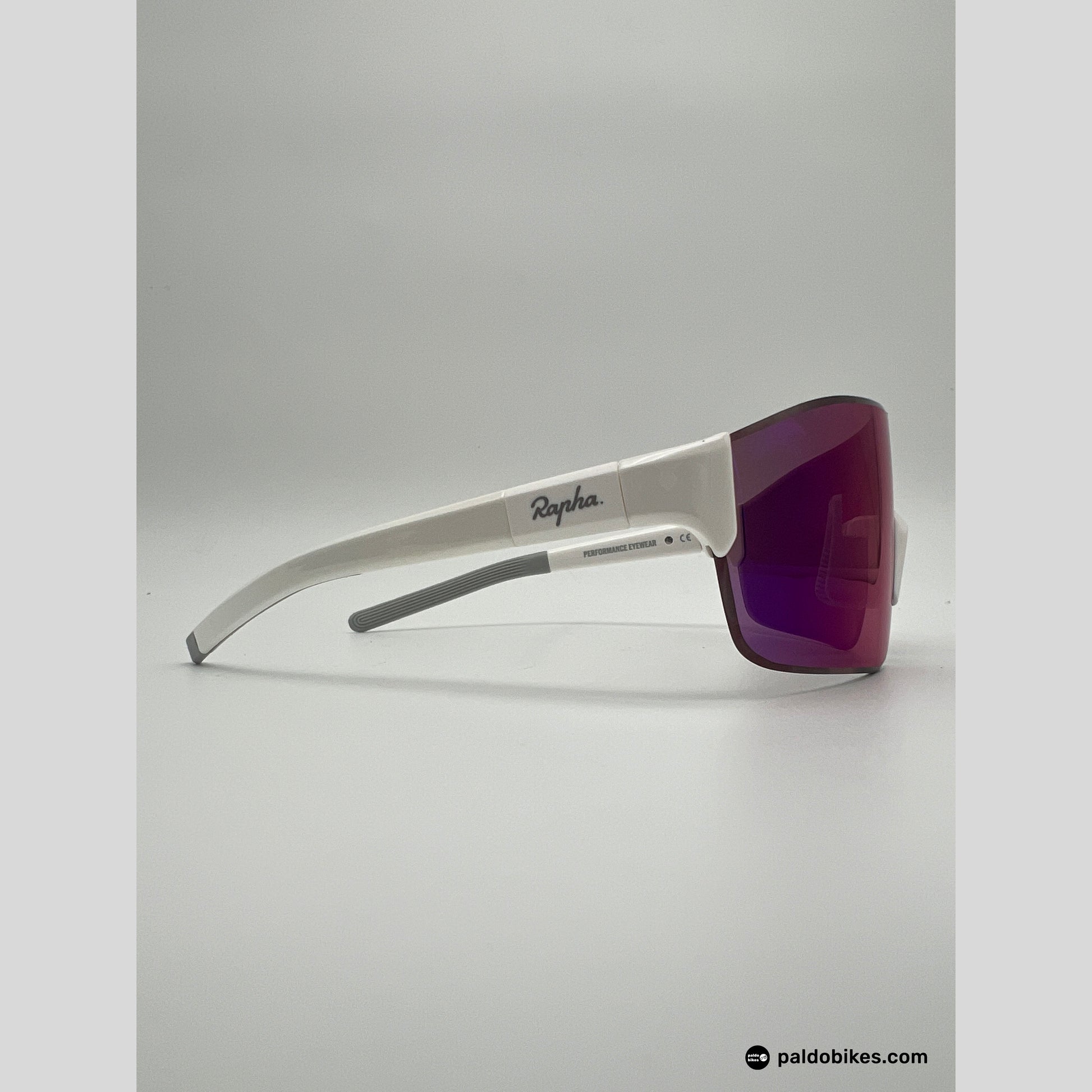 Rapha Pro Team Frameless Glasses - White / Pink Blue Lens - Paldo Bikes Shop Bacoor Cavite
