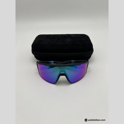 Rapha Pro Team Full Frame Glasses - Dark Navy / Purple Green Lens - Paldo Bikes Cavite