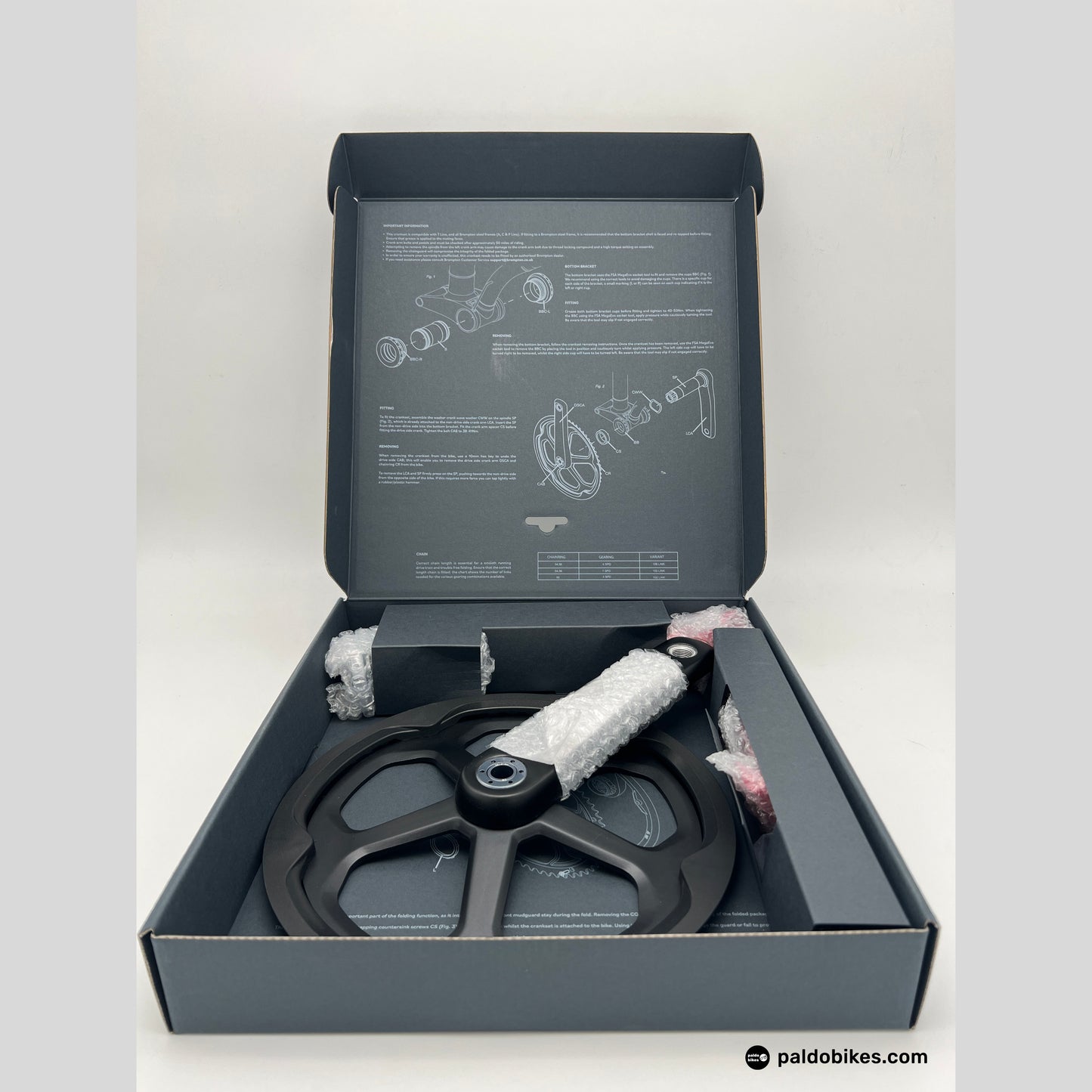 Brompton Superlight Carbon Crankset 56T