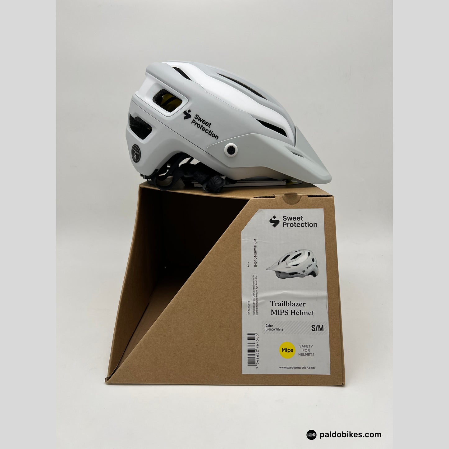 m-l - Sweet Protection Trailblazer Mips Helmet - Bronco White - Premium Cycling Gear Paldo Bikes
