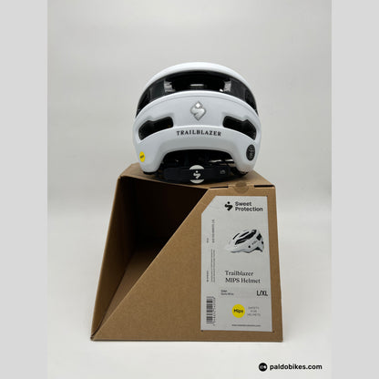 l-xl - Sweet Protection Trailblazer Mips Helmet - Matte White - Authentic Road Cycling Gear Paldo Bikes Cavite